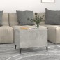 vidaXL Mesa de centro madera contrachapada gris hormigón 60x44,5x45 cm vidaXL Mesa de centro madera contrachapada gris hormigón 60x44,5x45 cm