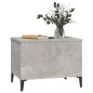 vidaXL Mesa de centro madera contrachapada gris hormigón 60x44,5x45 cm vidaXL Mesa de centro madera contrachapada gris hormigón 60x44,5x45 cm