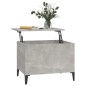 vidaXL Mesa de centro madera contrachapada gris hormigón 60x44,5x45 cm vidaXL Mesa de centro madera contrachapada gris hormigón 60x44,5x45 cm