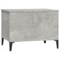 vidaXL Mesa de centro madera contrachapada gris hormigón 60x44,5x45 cm vidaXL Mesa de centro madera contrachapada gris hormigón 60x44,5x45 cm