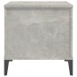vidaXL Mesa de centro madera contrachapada gris hormigón 60x44,5x45 cm vidaXL Mesa de centro madera contrachapada gris hormigón 60x44,5x45 cm