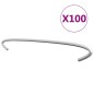 vidaXL Ganchos de gaviones 100 unidades acero galvanizado 40 cm vidaXL Ganchos de gaviones 100 unidades acero galvanizado 40 cm