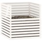 vidaXL Compostador de madera maciza de pino blanco 100x100x102 cm vidaXL Compostador de madera maciza de pino blanco 100x100x102 cm