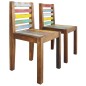 vidaXL Sillas de comedor 2 unidades madera maciza reciclada vidaXL Sillas de comedor 2 unidades madera maciza reciclada