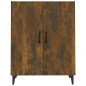 vidaXL Aparador madera contrachapada color roble ahumado 70x34x90 cm vidaXL Aparador madera contrachapada color roble ahumado 70x34x90 cm