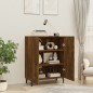 vidaXL Aparador madera contrachapada color roble ahumado 70x34x90 cm vidaXL Aparador madera contrachapada color roble ahumado 70x34x90 cm
