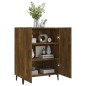 vidaXL Aparador madera contrachapada color roble ahumado 70x34x90 cm vidaXL Aparador madera contrachapada color roble ahumado 70x34x90 cm