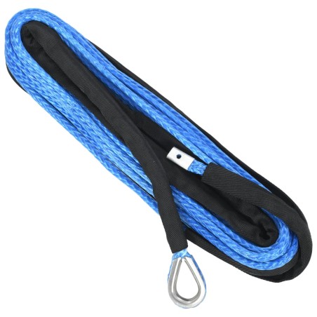 vidaXL Cable de cabrestante azul 9 mm x 26 m
