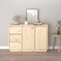 vidaXL Aparador de madera maciza de pino 111x34x75 cm vidaXL Aparador de madera maciza de pino 111x34x75 cm