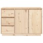 vidaXL Aparador de madera maciza de pino 111x34x75 cm vidaXL Aparador de madera maciza de pino 111x34x75 cm