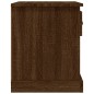 vidaXL Mesita de noche madera contrachapada marrón roble 39x39x47,5 cm vidaXL Mesita de noche madera contrachapada marrón roble 39x39x47,5 cm