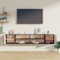 vidaXL Armarios de pared 2 uds madera maciza pino gris 80x30x30 cm vidaXL Armarios de pared 2 uds madera maciza pino gris 80x30x30 cm