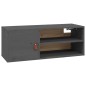 vidaXL Armarios de pared 2 uds madera maciza pino gris 80x30x30 cm vidaXL Armarios de pared 2 uds madera maciza pino gris 80x30x30 cm