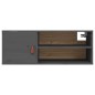 vidaXL Armarios de pared 2 uds madera maciza pino gris 80x30x30 cm vidaXL Armarios de pared 2 uds madera maciza pino gris 80x30x30 cm