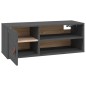 vidaXL Armarios de pared 2 uds madera maciza pino gris 80x30x30 cm vidaXL Armarios de pared 2 uds madera maciza pino gris 80x30x30 cm