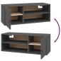 vidaXL Armarios de pared 2 uds madera maciza pino gris 80x30x30 cm vidaXL Armarios de pared 2 uds madera maciza pino gris 80x30x30 cm