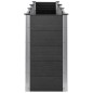 vidaXL Arriate elevado de WPC gris 300x100x91 cm