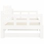 vidaXL Sofá cama extraíble madera maciza de pino blanco 2x(80x200) cm vidaXL Sofá cama extraíble madera maciza de pino blanco 2x(80x200) cm