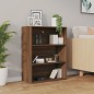 vidaXL Armario colgante de pared marrón roble 69,5x32,5x90 cm vidaXL Armario colgante de pared marrón roble 69,5x32,5x90 cm