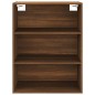 vidaXL Armario colgante de pared marrón roble 69,5x32,5x90 cm vidaXL Armario colgante de pared marrón roble 69,5x32,5x90 cm