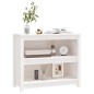 vidaXL Estantería madera maciza de pino blanca 80x35x68 cm vidaXL Estantería madera maciza de pino blanca 80x35x68 cm
