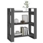 vidaXL Estantería/divisor de espacios madera pino gris 80x35x91 cm vidaXL Estantería/divisor de espacios madera pino gris 80x35x91 cm
