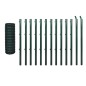 vidaXL Set de euro valla acero verde 25x0,8 m vidaXL Set de euro valla acero verde 25x0,8 m