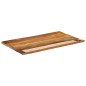 vidaXL Tablero de mesa rectangular madera maciza 60x100 cm 25-27 mm vidaXL Tablero de mesa rectangular madera maciza 60x100 cm 25-27 mm