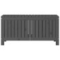 vidaXL Caja de almacenaje jardín madera de pino gris 108x42,5x54 cm vidaXL Caja de almacenaje jardín madera de pino gris 108x42,5x54 cm