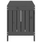 vidaXL Caja de almacenaje jardín madera de pino gris 108x42,5x54 cm vidaXL Caja de almacenaje jardín madera de pino gris 108x42,5x54 cm