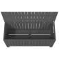 vidaXL Caja de almacenaje jardín madera de pino gris 108x42,5x54 cm vidaXL Caja de almacenaje jardín madera de pino gris 108x42,5x54 cm