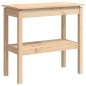 vidaXL Mesa consola madera maciza de pino 80x40x75 cm vidaXL Mesa consola madera maciza de pino 80x40x75 cm