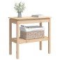 vidaXL Mesa consola madera maciza de pino 80x40x75 cm vidaXL Mesa consola madera maciza de pino 80x40x75 cm