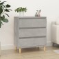 vidaXL Aparador de madera contrachapada gris hormigón 60x35x70 cm vidaXL Aparador de madera contrachapada gris hormigón 60x35x70 cm