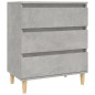 vidaXL Aparador de madera contrachapada gris hormigón 60x35x70 cm vidaXL Aparador de madera contrachapada gris hormigón 60x35x70 cm