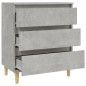 vidaXL Aparador de madera contrachapada gris hormigón 60x35x70 cm vidaXL Aparador de madera contrachapada gris hormigón 60x35x70 cm