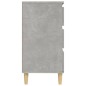 vidaXL Aparador de madera contrachapada gris hormigón 60x35x70 cm vidaXL Aparador de madera contrachapada gris hormigón 60x35x70 cm