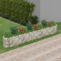 vidaXL Arriate de gaviones de hierro galvanizado 400x50x50 cm vidaXL Arriate de gaviones de hierro galvanizado 400x50x50 cm