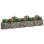 vidaXL Arriate de gaviones de hierro galvanizado 400x50x50 cm vidaXL Arriate de gaviones de hierro galvanizado 400x50x50 cm