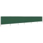 vidaXL Paravientos de playa de 6 paneles de tela 800x80 cm verde vidaXL Paravientos de playa de 6 paneles de tela 800x80 cm verde