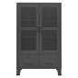 vidaXL Baúl de almacenaje industrial metal antracita 70x40x115 cm vidaXL Baúl de almacenaje industrial metal antracita 70x40x115 cm