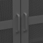 vidaXL Baúl de almacenaje industrial metal antracita 70x40x115 cm vidaXL Baúl de almacenaje industrial metal antracita 70x40x115 cm