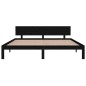 vidaXL Estructura de cama madera maciza negro 180x200 cm vidaXL Estructura de cama madera maciza negro 180x200 cm