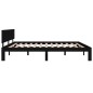 vidaXL Estructura de cama madera maciza negro 180x200 cm vidaXL Estructura de cama madera maciza negro 180x200 cm