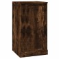 vidaXL Aparador madera contrachapada roble ahumado 37,5x35,5x67,5 cm