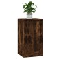 vidaXL Aparador madera contrachapada roble ahumado 37,5x35,5x67,5 cm