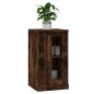 vidaXL Aparador madera contrachapada roble ahumado 37,5x35,5x67,5 cm