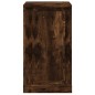 vidaXL Aparador madera contrachapada roble ahumado 37,5x35,5x67,5 cm