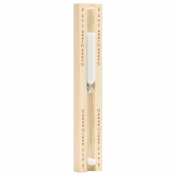vidaXL Reloj de arena para sauna 15 minutos madera maciza de pino