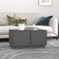 vidaXL Mesa de centro madera maciza de pino gris 80x50x40 cm vidaXL Mesa de centro madera maciza de pino gris 80x50x40 cm